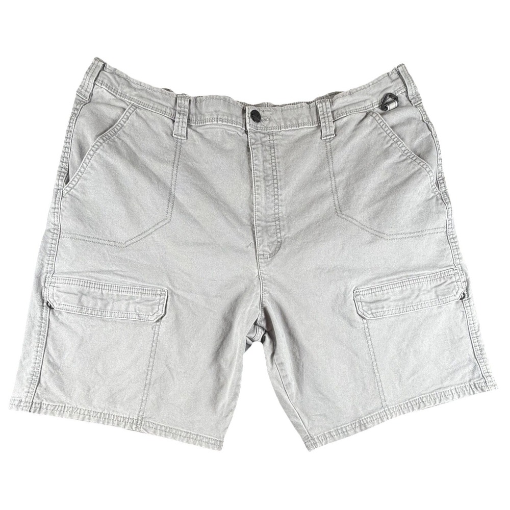 Wrangler Men's Cargo Shorts Size 40 Khaki Tan Cotton Stretch Utility Casual